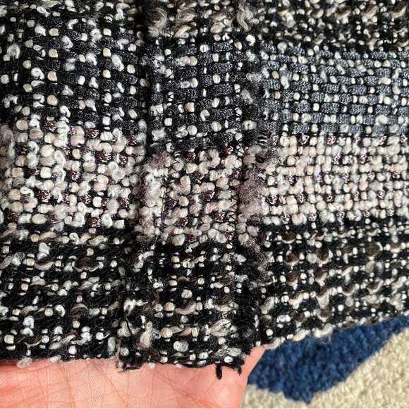 🖤 GERRY WEBER BLACK GREY TWEED WOOL BLEND JACKET! - Picture 8 of 14